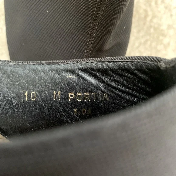 Donald J Pliner Black Mesh Cork Wedge Sandals - Picture 13 of 13